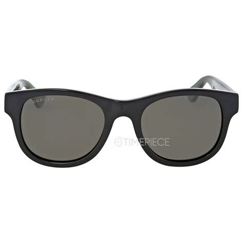 Gucci Polarized Grey Square Mens Sunglasses GG0003S 006 52 